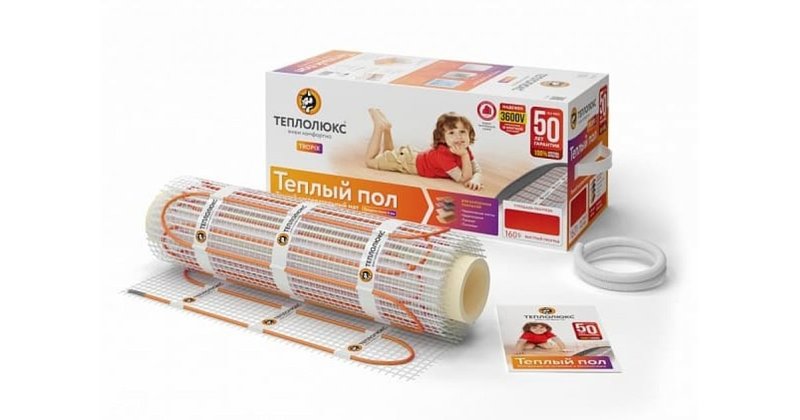Мат нагревательный "Теплолюкс" Tropix МНН XL 4,0 кв.м (0,8х5,0м)